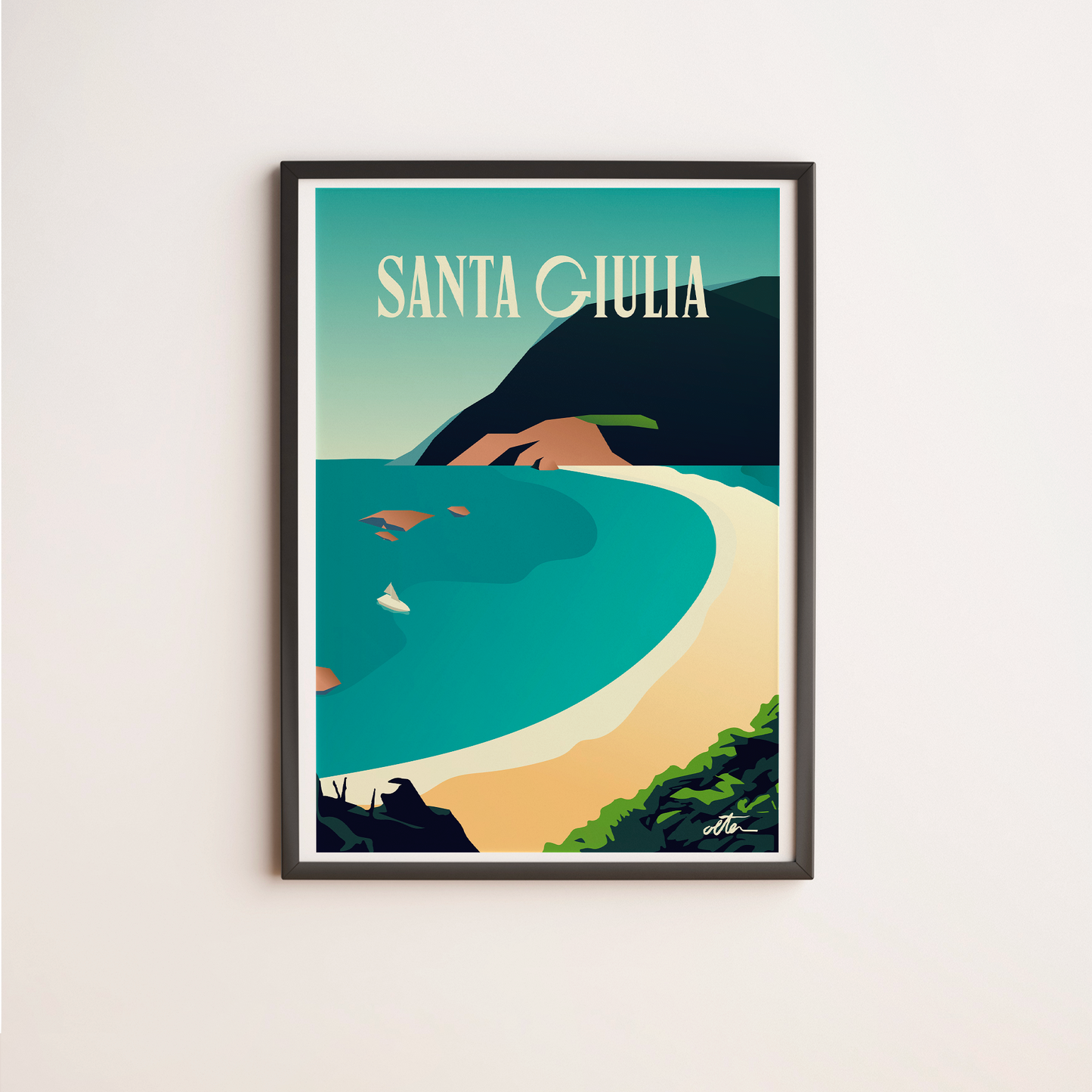 Affiche - "Santa Giulia"